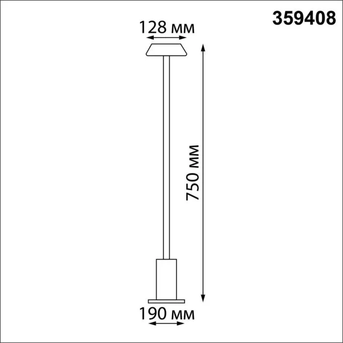 359408 NT Ландшафтный светильник LED 3Вт 4000К 2*4000mAh Li-ion 3.7В IP54 STREET | Дом Декора