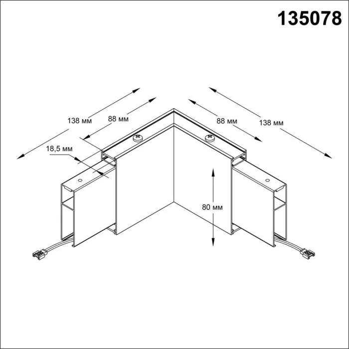 135078 NT Светильник LED 3Вт 4000К 220-240В IP20 OVER | Дом Декора