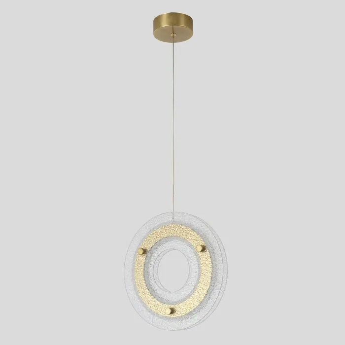 Светильник подвесной Crystal Lux DIEGO SP25W LED BRASS | Дом Декора