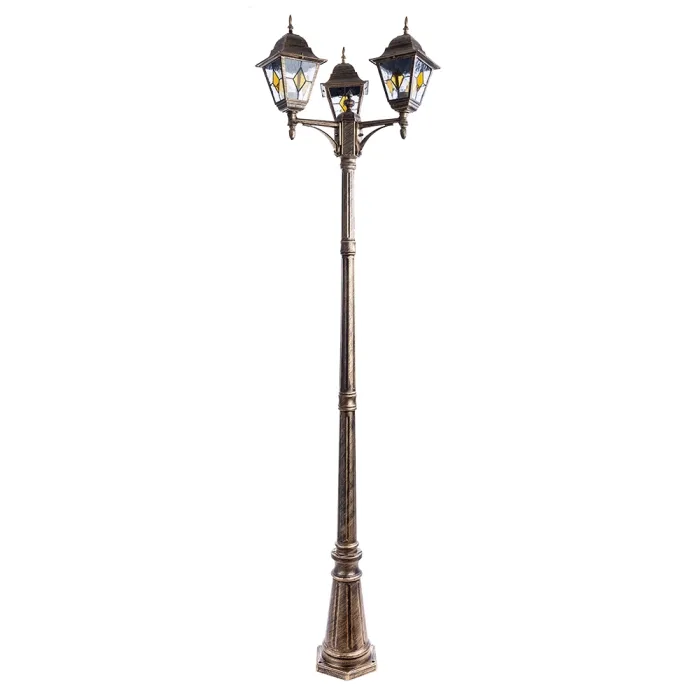 Парковый светильник Arte Lamp BERLIN A1017PA-3BN | Дом Декора