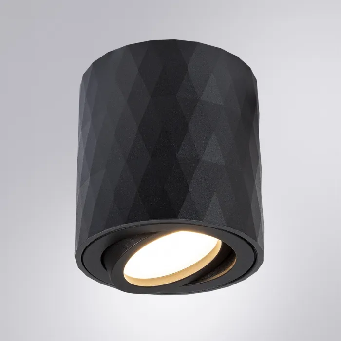 Точечный накладной светильник Arte Lamp FANG A5559PL-1BK | Дом Декора