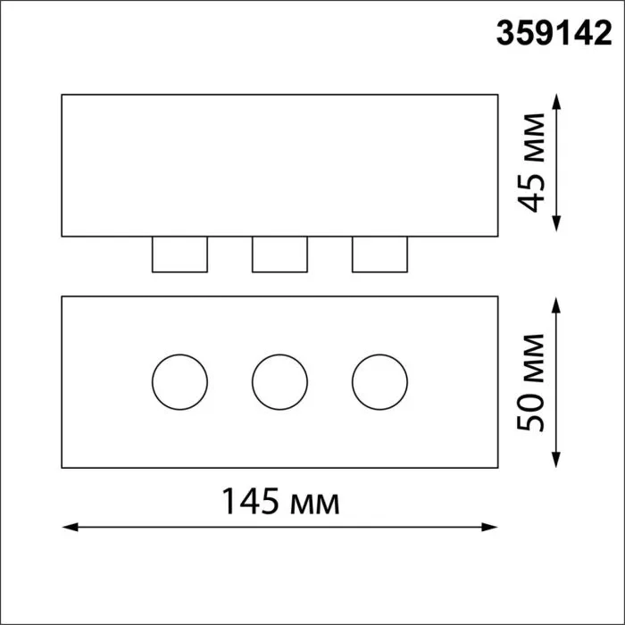 359142 NT База накладная 40-120Вт 170-265В IP20 KONST | Дом Декора