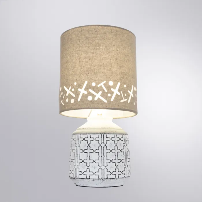 Декоративная настольная лампа Arte Lamp BUNDA A4007LT-1WH | Дом Декора