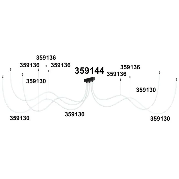 359144 NT База накладная 70-200Вт 170-265В IP20 KONST | Дом Декора