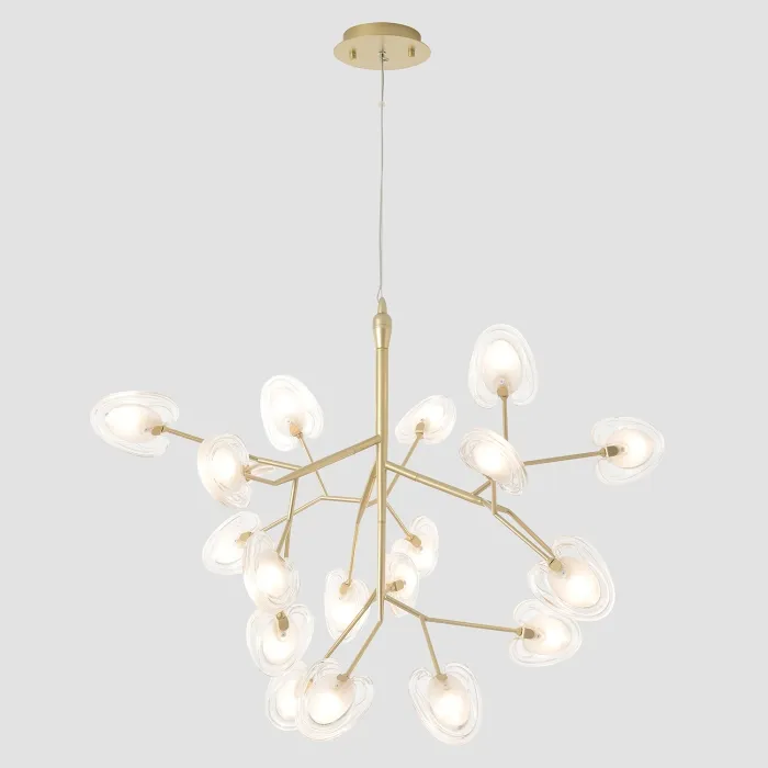 Светильник подвесной Crystal Lux SOLE SP20 GOLD | Дом Декора