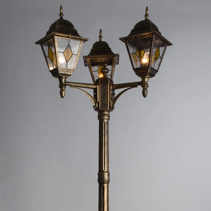 Парковый светильник Arte Lamp BERLIN A1017PA-3BN | Дом Декора
