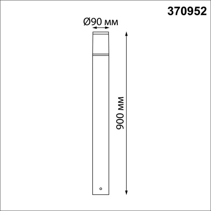 370952 NT Ландшафтный светильник E27 15Вт 220-240В IP54 STREET | Дом Декора