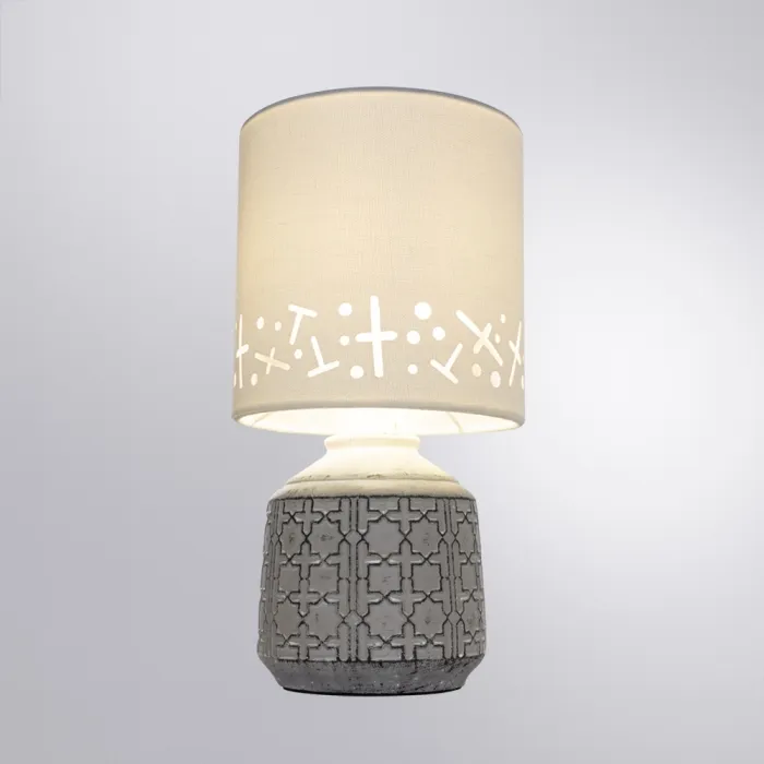 Декоративная настольная лампа Arte Lamp BUNDA A4007LT-1GY | Дом Декора