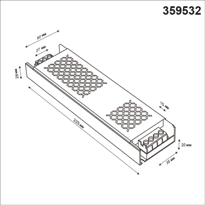 359532 NT Драйвер 400Вт 48В IP20 DRIVE | Дом Декора