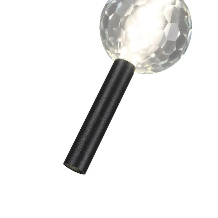 Светильник подвесной Crystal Lux ELVIRA SP8W LED 4000K BLACK | Дом Декора