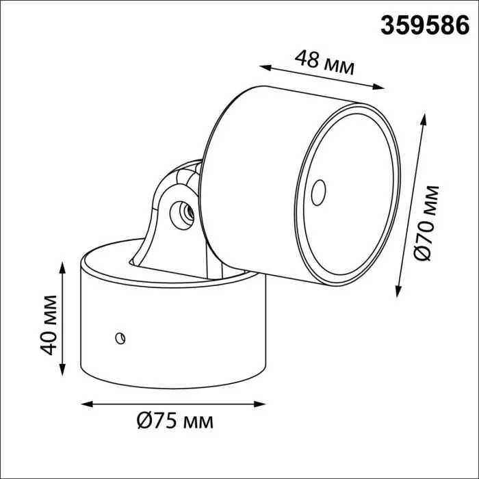 359586 NT Ландшафтный светильник 9Вт 3000К 100-240В IP65 STREET | Дом Декора