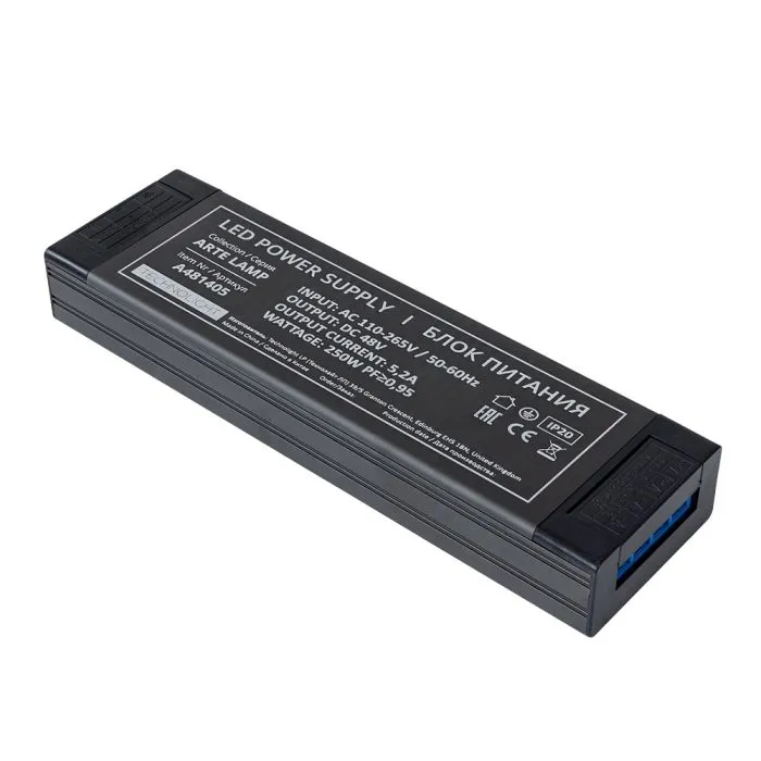 Блок питания 48V 250W 5.2А Arte Lamp PRO A481405 | Дом Декора