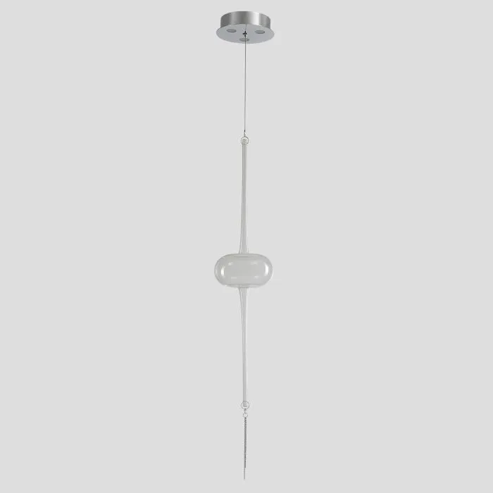 Светильник подвесной Crystal Lux GLASS SP3W LED CHROME | Дом Декора