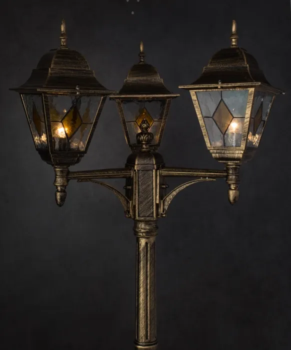 Парковый светильник Arte Lamp BERLIN A1017PA-3BN | Дом Декора