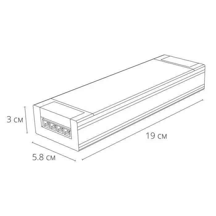 Блок питания 48V 150W 3.125А Arte Lamp PRO A481305 | Дом Декора