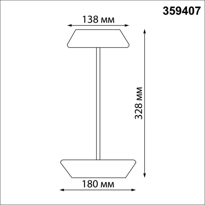 359407 NT Ландшафтный светильник LED 2Вт 4000К 3000mAh Li-ion 3.7В IP54 STREET | Дом Декора
