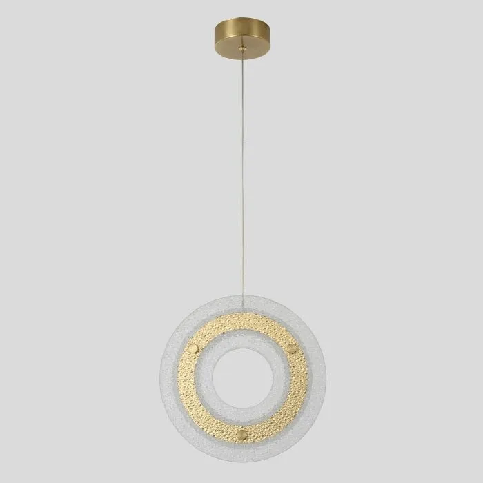 Светильник подвесной Crystal Lux DIEGO SP25W LED BRASS | Дом Декора