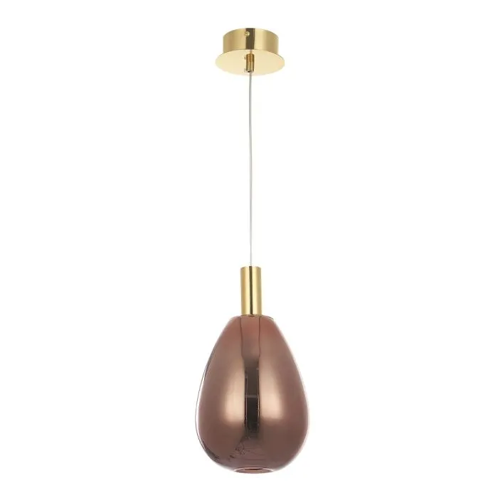 Светильник подвесной Crystal Lux GAUDI SP4W LED COPPER | Дом Декора