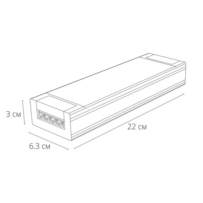 Блок питания 48V 250W 5.2А Arte Lamp PRO A481405 | Дом Декора