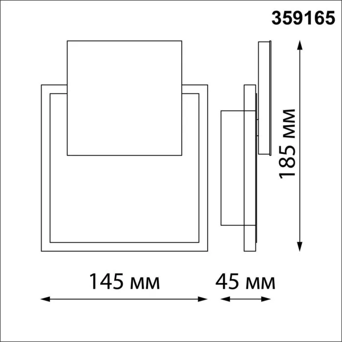 359165 NT Ландшафтный светильник LED 16Вт 4000К 220В IP54 STREET | Дом Декора