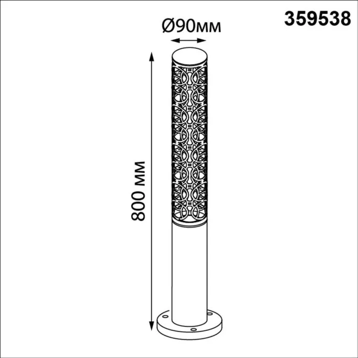 359538 NT Ландшафтный светильник LED 9В 3000К 100-240В IP65 STREET | Дом Декора