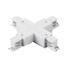 Соединение крестовое с подводом питания к треку 5040xx-(F)/(R) Quattro Lightstar 504146-FR