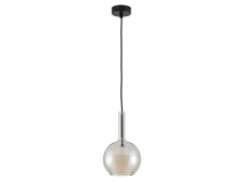 NEWPORT 7230 7233/S mat.black cognac , Подвесной светильник, Matte black Cognac glass+matte white glass D15*H24/250 cm G9 1*7W