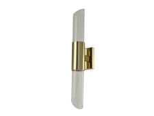 NEWPORT 7270 7272/A gold , Бра, Gold Clear glass L6*H50*Sp12 cm GU10 2*40W