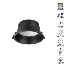 359558 NT Светильник 40Вт 3000/4000/6000К 220-240В IP44 WIR
