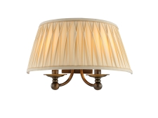 NEWPORT 31500 31501/A black brass , Бра, Black brass Shade beige L40*H26*Sp20 cm E14 2*40W
