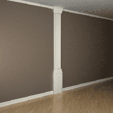 Интерьерная лепнина пилястра 1.20.101 Европласт