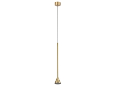 NEWPORT 3510 3515/S brass , Подвесной светильник, Brass D7*H50/250 cm LED 5W 3100K 700Lm