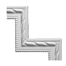 Интерьерная лепнина угловой элемент 1.52.294 Европласт