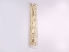 NEWPORT 10900 10906/A gold , Бра, Polished champagne gold Clear crystal L20*H100*Sp10 cm E14 6*40W