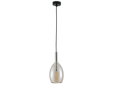 NEWPORT 7230 7232/S mat.black cognac , Подвесной светильник, Matte black Cognac glass+matte white glass D13*H28,8/250 cm G9 1*7W
