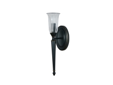 NEWPORT 3710 3712/A black+gold , Бра, Black+gold Clear glass W11,7*H38,5*Sp15 cm E14 1*40W