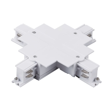 Соединение крестовое встраиваемое с подводом питания к треку 5030xx-R Quattro Lightstar 503146-R