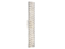 NEWPORT 8240 8244N/A , Бра, Chrome Clear crystal L7,6*H51*Sp5,5 cm LED 13W 1300Lm 3100-4000K