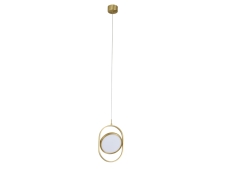 NEWPORT 3510 3512/S brass , Подвесной светильник, Brass D18*H29,6/250 cm LED 6W 3100K 700Lm