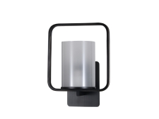 NEWPORT 3950 3951/A black+gold , Бра, Black+gold White matt glass L20*H27,5*Sp14,4 cm E14 1*40W