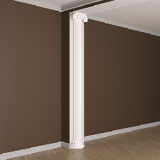 Интерьерная лепнина полуколонна 1.10.212 Европласт