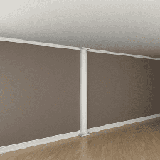 Интерьерная лепнина полуколонна 1.10.104 Европласт