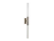 NEWPORT 7270 7273/A nickel new , Бра, Nickel Clear glass L6*H56*Sp6,5 cm G9 2*25W