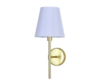 NEWPORT 3550 3552/A mat.gold , Бра, Matte gold Shade white L16*H38*Sp18,6 cm E14 1*40W