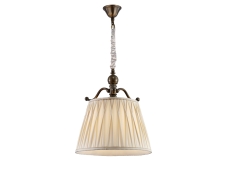 NEWPORT 31500 31501/S black brass , Подвесной светильник, Black brass Shade beige D35*H39/150 cm Е27 1*40W