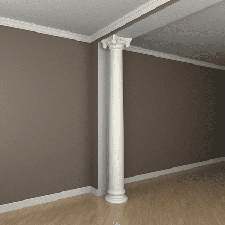 Интерьерная лепнина колонна 1.30.214 Европласт