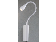 NEWPORT 14800 14801/A LED white , Бра, White L3.2*H46*Sp4.6/гибкая часть 28.5 cm LED 1*3W