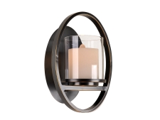 NEWPORT 35000 35002/A , Бра, Black+gold Shade glass L23*H33*Sp20 cm E14 1*40W