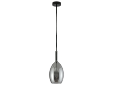 NEWPORT 7230 7232/S mat.black smokey , Подвесной светильник, Matte black Smokey glass+matte white glass D13*H28,8/250 cm G9 1*7W