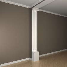 Интерьерная лепнина полуколонна 1.10.209 Европласт